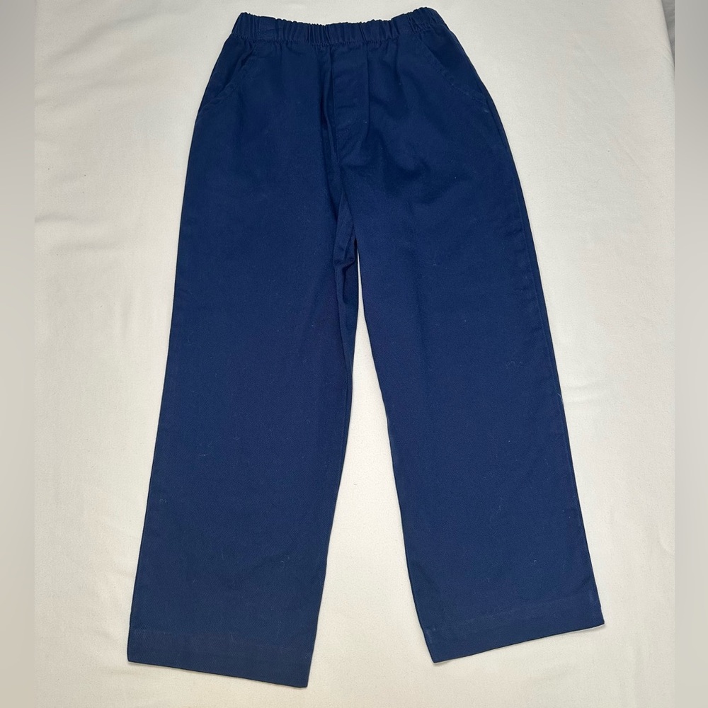 Bailey Boys Navy Twill Pull-On Pants